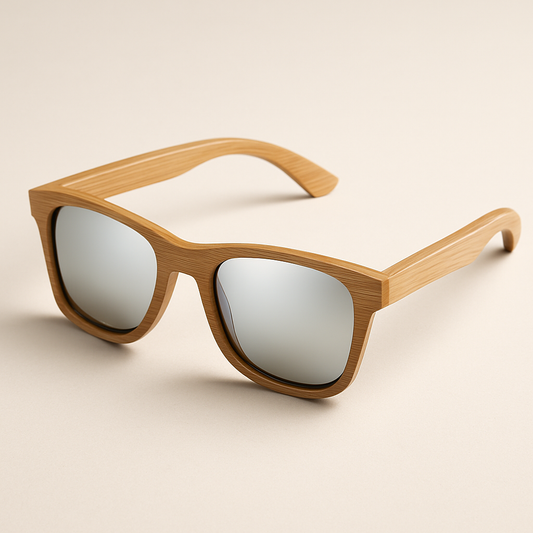 Lunettes en bambou naturel – Élégance & Protection