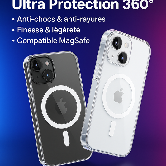 coque de telephone magnétique conçu pour iphone 11/12/13/14/15/16